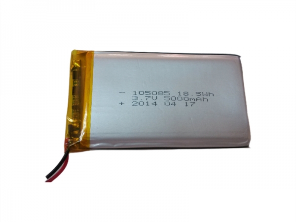 3.7V聚合物鋰電池 | 105085 5000mAh 3.7V