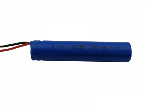 3.7V 1100mAh 14650圓柱鋰電池